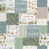 Living on Lake Time Collection-Retreat Patchwork-Multi-100% Cotton-66250102-01