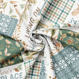 Living on Lake Time Collection-Retreat Patchwork-Multi-100% Cotton-66250102-01