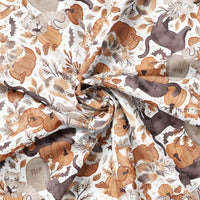 Pumpkins and Paws Collection-Pumpkins and Paws-White-100% Cotton-66250201-01