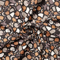 Pumpkins and Paws Collection-Soft Hallows' Eve-Charcoal-100% Cotton-66250202-02