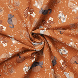 Pumpkins and Paws Collection-Forest Witch Familiars-Orange-100% Cotton-66250205-01