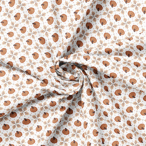 Pumpkins and Paws Collection-Pumpkin Trellis-White-100% Cotton-66250206-01