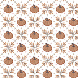 Pumpkins and Paws Collection-Pumpkin Trellis-White-100% Cotton-66250206-01