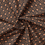 Pumpkins and Paws Collection-Pumpkin Trellis-Charcoal-100% Cotton-66250206-02