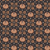 Pumpkins and Paws Collection-Pumpkin Trellis-Charcoal-100% Cotton-66250206-02