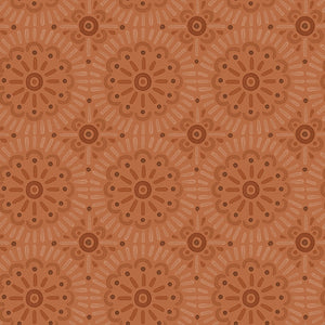 Pumpkins and Paws Collection-Medallions-Orange-100% Cotton-66250208-02