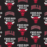 NBA -Chicago Bulls - Toss - 100% Polyester 58/60 1.5Yd Cut