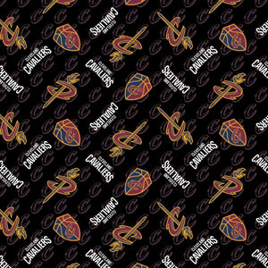 NBA- Cleveland Cavaliers 100% Polyester 58/60 1.5Yd Cut
