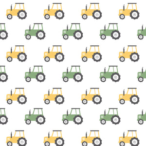Fleece and Flannel 2024 Catalog-Tractors-White-Cotton Flannel-89230204B-01