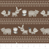 Fleece and Flannel 2024 Catalog-Aztec Woodland Stripe-Brown-Cotton Flannel-89230207B-02