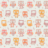 Fleece and Flannel 2025 Catalog-Owl Friends-Cream-Cotton Flannel-79240101B-01