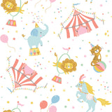 Fleece and Flannel 2025 Catalog-Circus Life-White-Cotton Flannel-79240102B-01