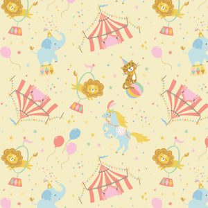 Fleece and Flannel 2025 Catalog-Circus Life-Yellow-Cotton Flannel-79240102B-03