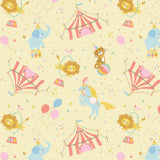 Fleece and Flannel 2025 Catalog-Circus Life-Yellow-Cotton Flannel-79240102B-03