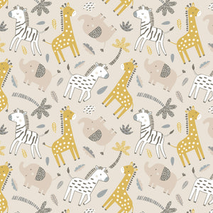 Fleece and Flannel 2025 Catalog-Bungle in the Jungle-Cream-Cotton Flannel-79240103B-01