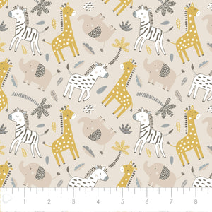 Fleece and Flannel 2025 Catalog-Bungle in the Jungle-Cream-Cotton Flannel-79240103B-01