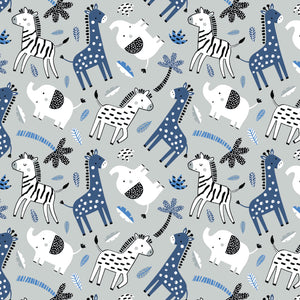 Fleece and Flannel 2025 Catalog-Bungle in the Jungle-Grey-Cotton Flannel-79240103B-02