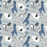 Fleece and Flannel 2025 Catalog-Bungle in the Jungle-Grey-Cotton Flannel-79240103B-02