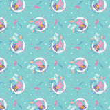 Peppa Pig Collection- Peppa Moon Magic - Cotton - Light Teal