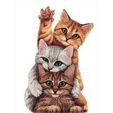 Kitten Ambush Diamond Painting Kit-CD212300805