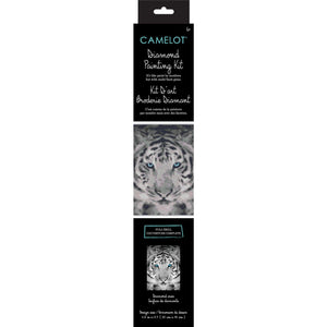 Silver Tiger Diamond Painting Kit-CD212301205