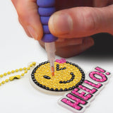 Hello Wink Diamond Painting Key Charm Kit-CD2123KEY01