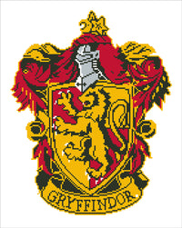 Camelot Dots Harry Potter  Gryffindor Crest Diamond Painting Kit