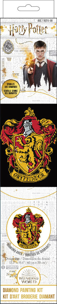 Camelot Dots Harry Potter  Gryffindor Crest Diamond Painting Kit