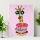 Cool Giraffe Diamond Painting Kit-CD502202503