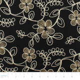 Embroidered Crepe-85% Viscose/15% Nylon-Woven