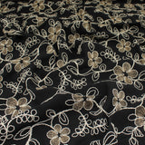 Embroidered Crepe-85% Viscose/15% Nylon-Woven