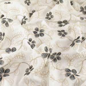 Embroidered Crepe-85% Viscose/15% Nylon-Woven