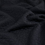 Solid Jacquard-98% Polyester/2%Spandex-Knit-