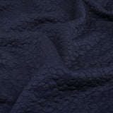 Solid Jacquard-98% Polyester/2%Spandex-Knit-