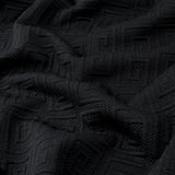 Solid Jacquard-98% Polyester/2%Spandex-Knit