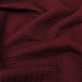 Solid Jacquard-98% Polyester/2%Spandex-Knit
