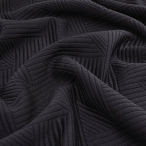 Solid Jacquard-98% Polyester/2%Spandex-Knit