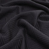 Solid Jacquard-98% Polyester/2%Spandex-Knit