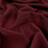 Solid Jacquard-98% Polyester/2%Spandex-Knit