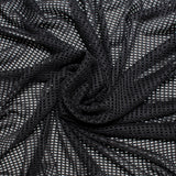 Solid Open Jacquard-99% Polyester / 1% Spandex-Knit