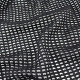 Solid Open Jacquard-99% Polyester / 1% Spandex-Knit