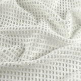 Solid Open Jacquard-99% Polyester / 1% Spandex-Knit