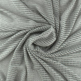 Solid Open Jacquard-99% Polyester / 1% Spandex-Knit