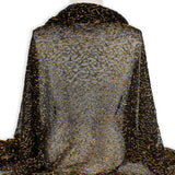 Embroidered Mesh Spangle-95% Polyester/5% Spandex-Knit