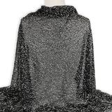 Embroidered Mesh Spangle-95% Polyester/5% Spandex-Knit