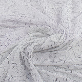 Embroidered Mesh Spangle-95% Polyester/5% Spandex-Knit