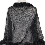 Embroidered Mesh Spangle-95% Polyester/5% Spandex-Knit