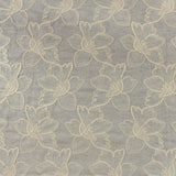 Embroidered Poly Linen-100% Polyester-Woven