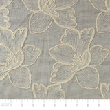 Embroidered Poly Linen-100% Polyester-Woven