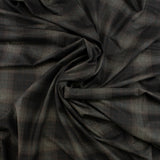 Ponte Deroma Plaid II-73% Polyester/23% Rayon/4% Spandex-Knit